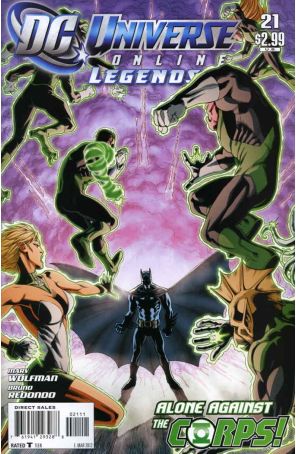 DC Universe Online Legends 21 published by DC with cover art by Mike S. Miller