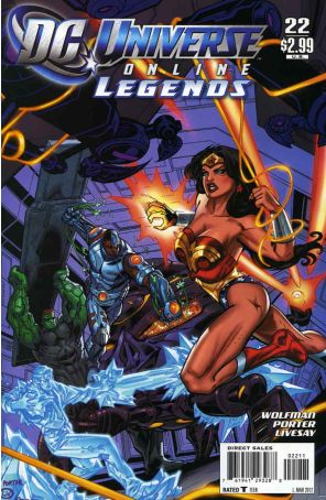 DC Universe Online Legends 22 published by DC with cover art by Howard Porter