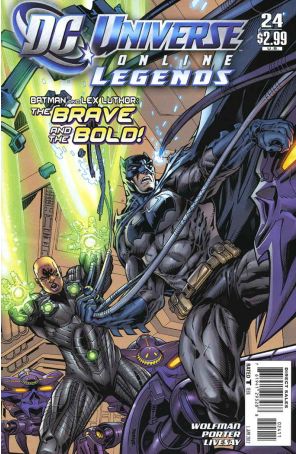 DC Universe Online Legends 24 published by DC with cover art by Howard Porter