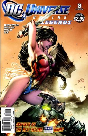 DC Universe Online Legends 3 published by DC with cover art by Ed Benés