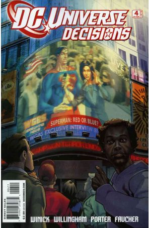 DC Universe: Decisions 4 published by DC with cover art by Stéphane Roux
