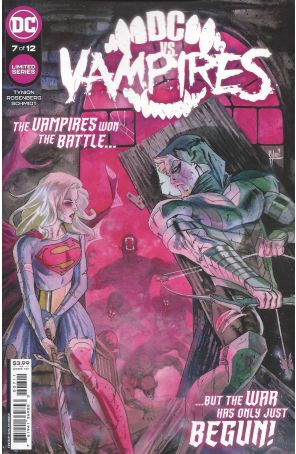 DC Vs. Vampires 7 published by DC with cover art by Guillem March