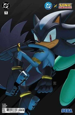 DC X Sonic the Hedgehog 1A (6th) published by DC with cover art by Min Ho Kim