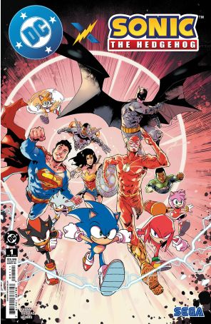 DC X Sonic the Hedgehog 1A published by DC with cover art by Pablo M. Collar