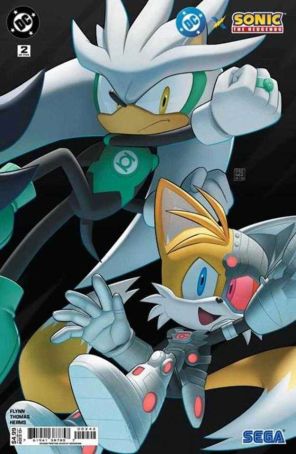 DC X Sonic the Hedgehog 2A (2nd) published by DC with cover art by Min Ho Kim