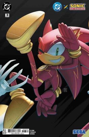DC X Sonic the Hedgehog 3A (2nd) published by DC with cover art by Min Ho Kim