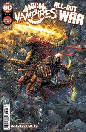 DC vs. Vampires: All-Out War 2 published by DC with cover art by Alan Quah