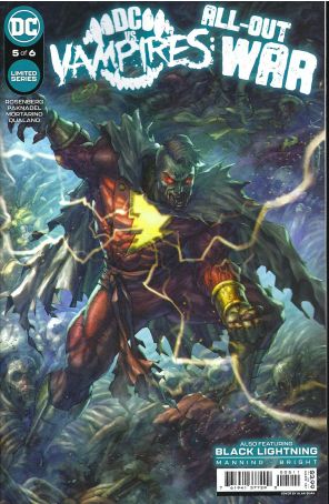 DC vs. Vampires: All-Out War 5 published by DC with cover art by Alan Quah