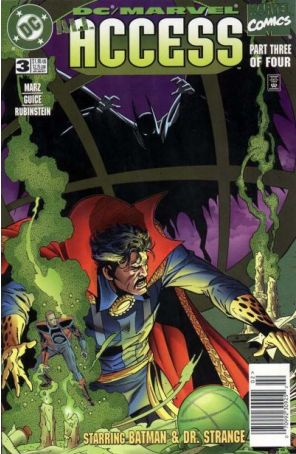 DC/Marvel: All Access 3 (Newsstand) published by DC with cover art by Butch Guice