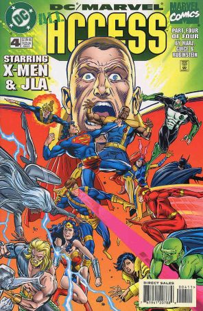 DC/Marvel: All Access 4 published by DC with cover art by Butch Guice