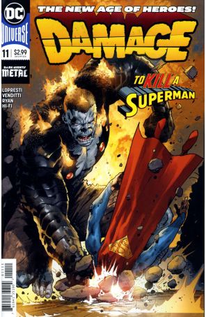 Damage (2nd Series) 11 published by DC with cover art by Trevor Hairsine
