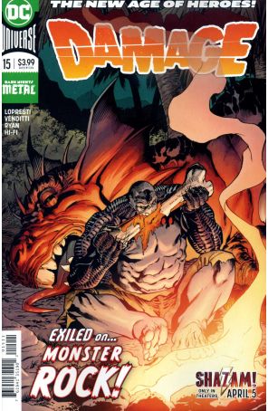 Damage (2nd Series) 15 published by DC with cover art by Aaron Lopresti