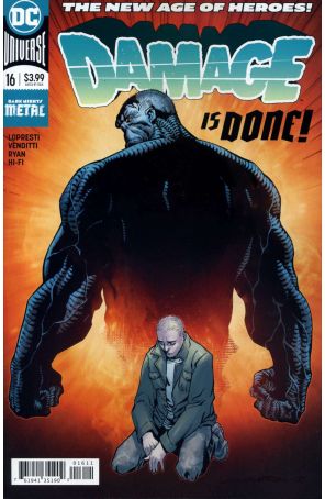 Damage (2nd Series) 16 published by DC with cover art by Aaron Lopresti