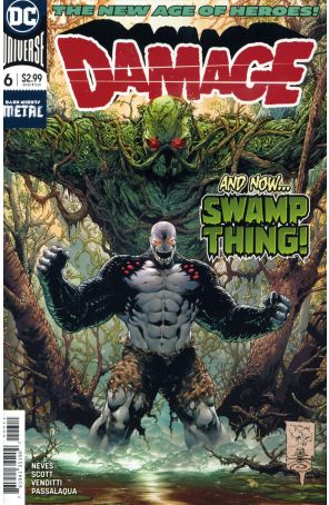 Damage (2nd Series) 6 published by DC with cover art by Tony S. Daniel