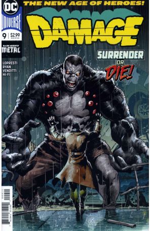 Damage (2nd Series) 9 published by DC with cover art by Trevor Hairsine