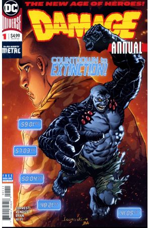 Damage (2nd Series) Annual 1 published by DC with cover art by Aaron Lopresti