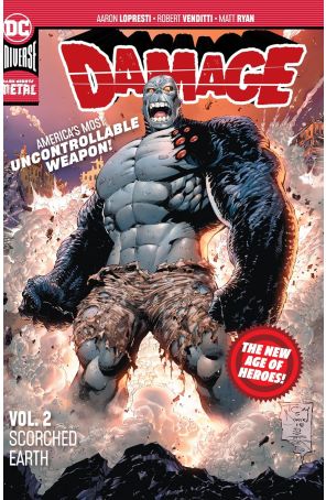 Damage (2nd Series) TPB 2 published by DC with cover art by Tony S. Daniel