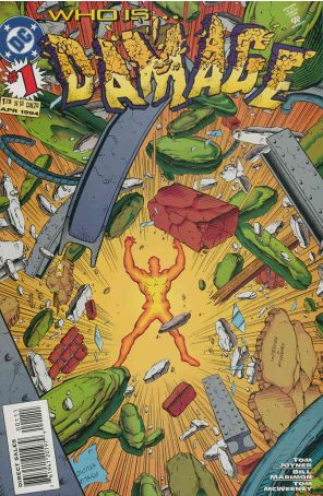 Damage 1 published by DC with cover art by Bill Marimon