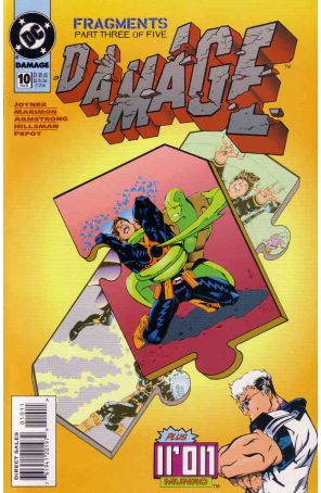 Damage 10 published by DC with cover art by Bill Marimon