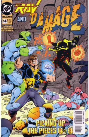 Damage 14 published by DC with cover art by Bill Marimon