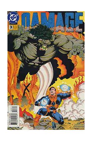 Damage 3 published by DC with cover art by Bill Marimon