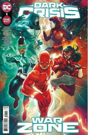 Dark Crisis: War Zone 1 published by DC with cover art by Rafael Sarmento