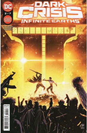 Dark Crisis 2 (2nd) published by DC with cover art by Daniel Sampere