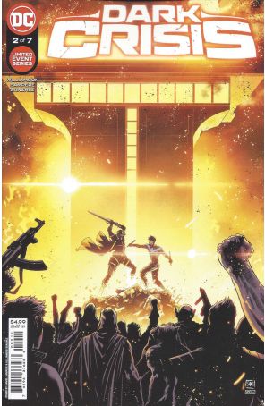 Dark Crisis 2 published by DC with cover art by Daniel Sampere