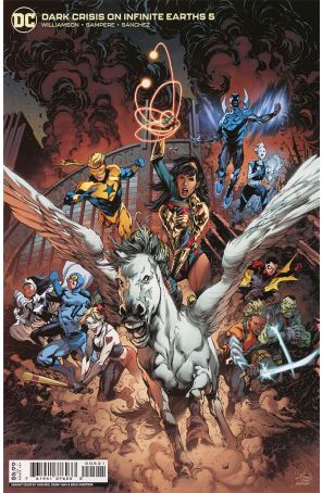 Dark Crisis 5A published by DC with cover art by Ivan Reis and Danny Miki