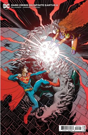 Dark Crisis 6A published by DC with cover art by Cully Hamner