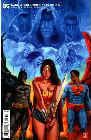 Dark Crisis 6F published by DC with cover art by Ariel Colon