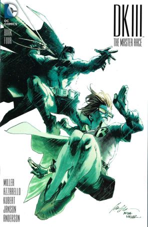 Dark Knight III: The Master Race 4A published by DC with cover art by Rafael Albuquerque