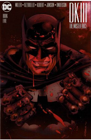 Dark Knight III: The Master Race 5A published by DC with cover art by Klaus Janson