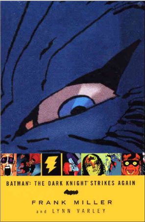 The Dark Knight Strikes Again TPB 1 published by DC with cover art by Frank Miller