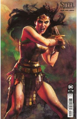 Dark Knights of Steel 2B published by DC with cover art by Joshua Middleton