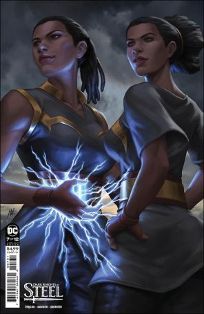 Dark Knights of Steel 7B published by DC with cover art by Ejikure