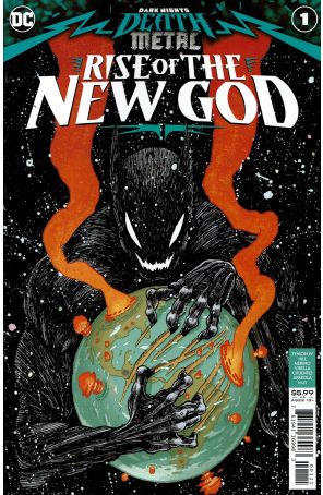 Dark Nights: Death Metal Rise of the New God 1 published by DC with cover art by Ian Bertram