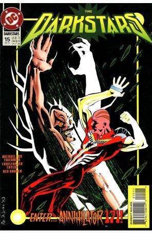 The Darkstars 15 published by DC with cover art by Randy DuBurke
