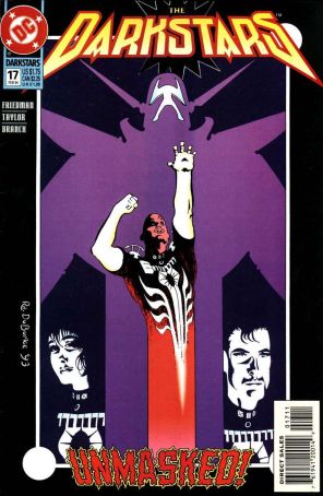 The Darkstars 17 published by DC with cover art by Randy DuBurke