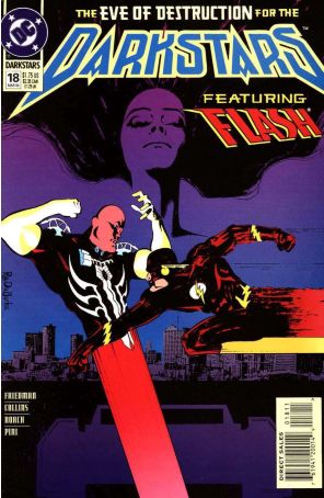 The Darkstars 18 published by DC with cover art by Randy DuBurke