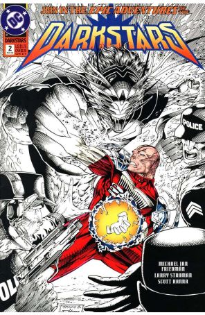 The Darkstars 2 published by DC with cover art by Travis Charest