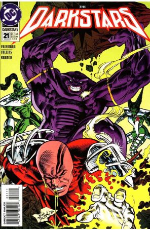 The Darkstars 21 published by DC with cover art by Mike Deodato Jr.