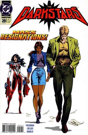 The Darkstars 29 published by DC with cover art by Mike Deodato Jr.