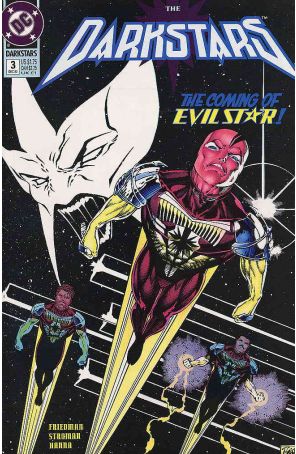 The Darkstars 3 published by DC with cover art by Travis Charest
