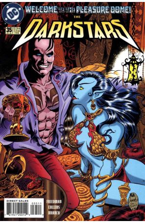 The Darkstars 35 published by DC with cover art by Mike Collins
