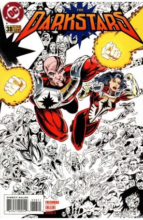 The Darkstars 38 published by DC with cover art by Mike Collins