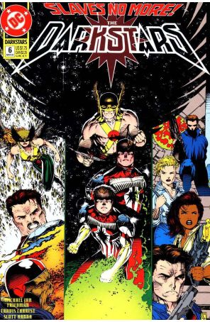 The Darkstars 6 published by DC with cover art by Travis Charest