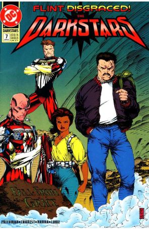 The Darkstars 7 published by DC with cover art by Travis Charest