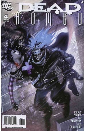 Dead Romeo 4 published by DC with cover art by Ryan Benjamin