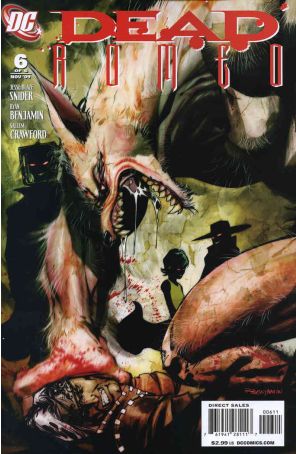 Dead Romeo 6 published by DC with cover art by Ryan Benjamin